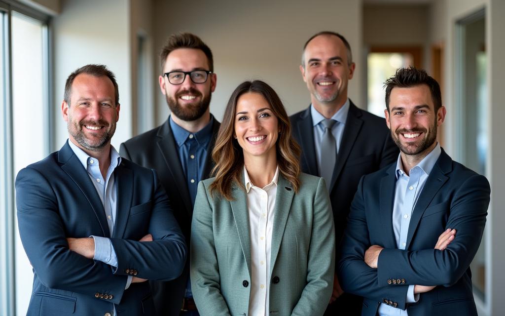 Das professionelle und freundliche Team von AlpenForge Construction